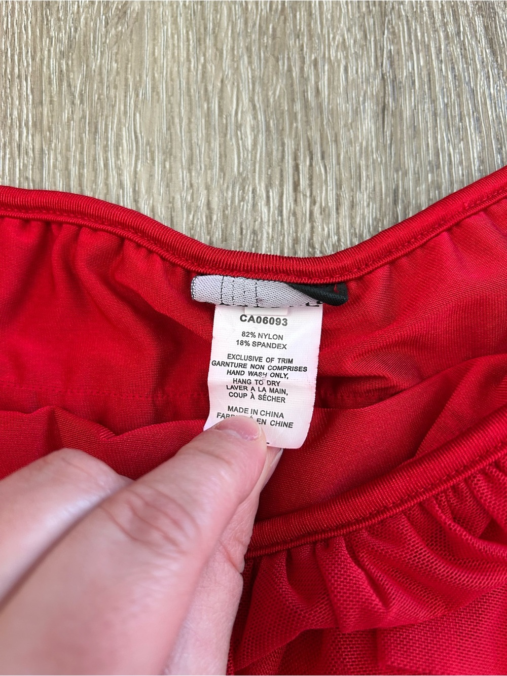 Flirty Red Layered Ruffle Mini Skirt - Picture 3 of 4